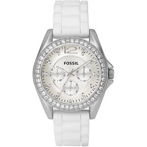 white fossil watch